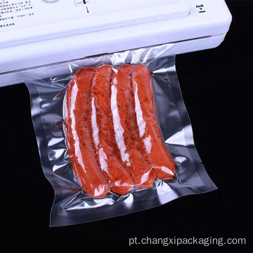 Saco de bolsa de retorta a vácuo transparente para preparar alimentos